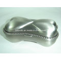 Clamshell Ring Box, Metall Schmuck Verpackung Box